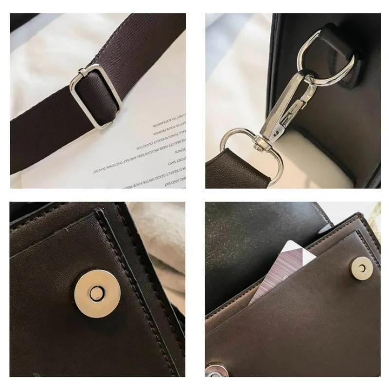 Модные женские сумки-Кроссбоди в винтажном стиле из искусственной кожи женская