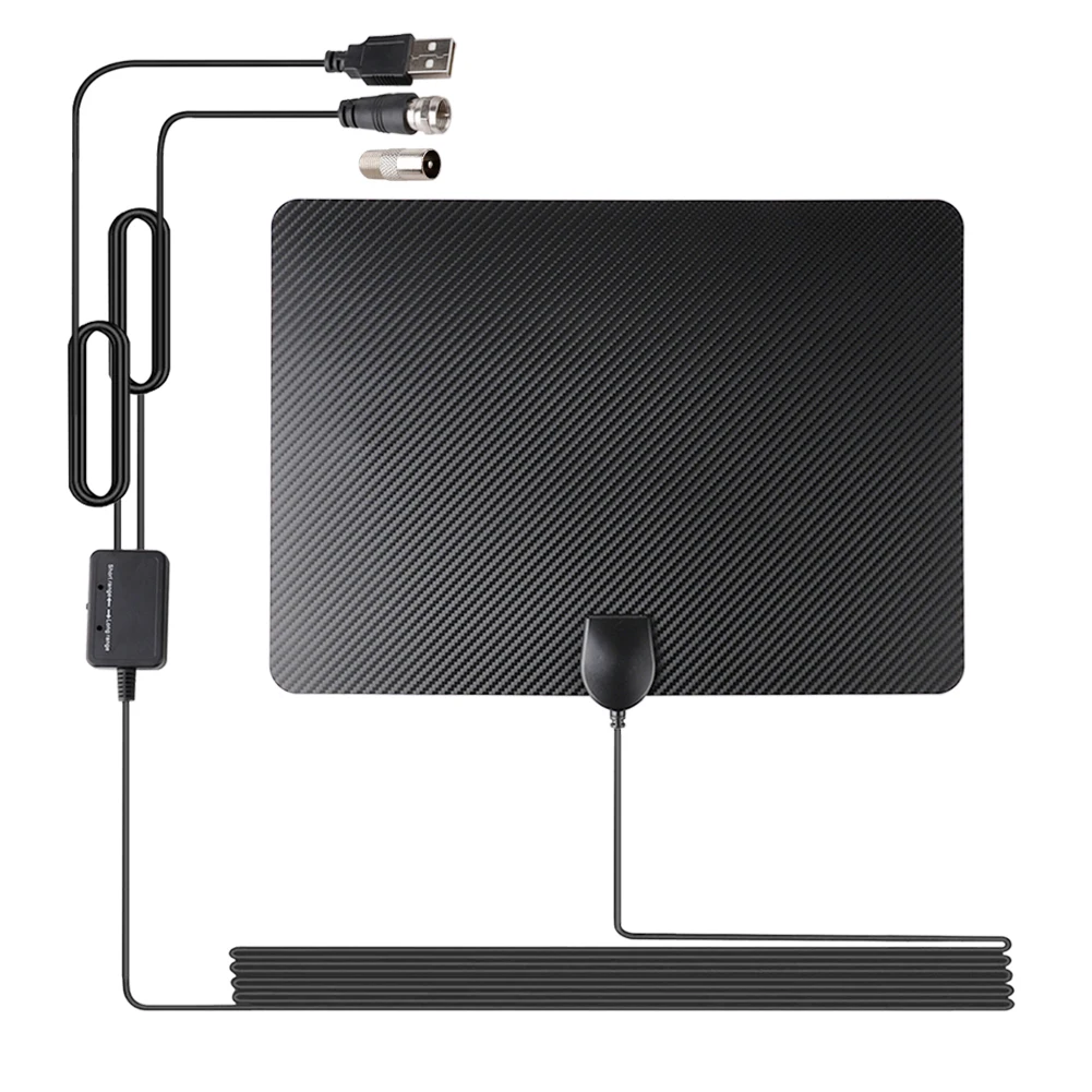 

120 Miles Antenna For Digital TV 25DB HDTV Antenna With Amplifier Signal Booster Radius DVB-T2 Indoor Grid satellite TV Aerial