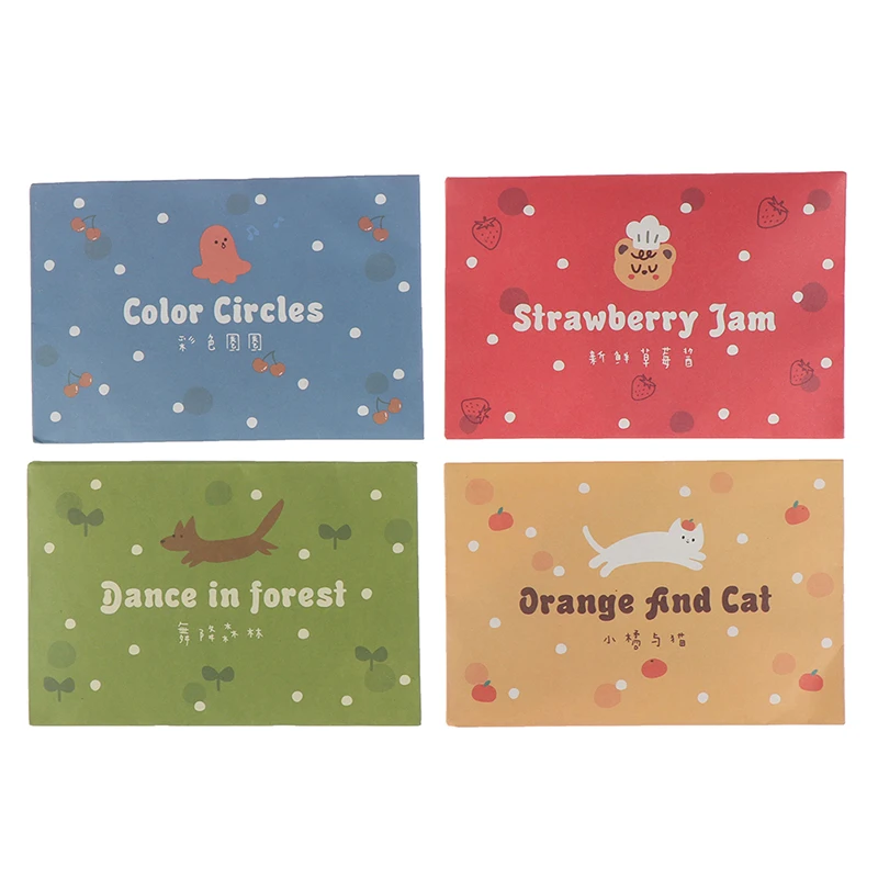 

40pcs Biscuit Series Journal Decorative Stickers Set Scrapbooking Stick Label Diary Stationery Album Cute Envelope Sticker
