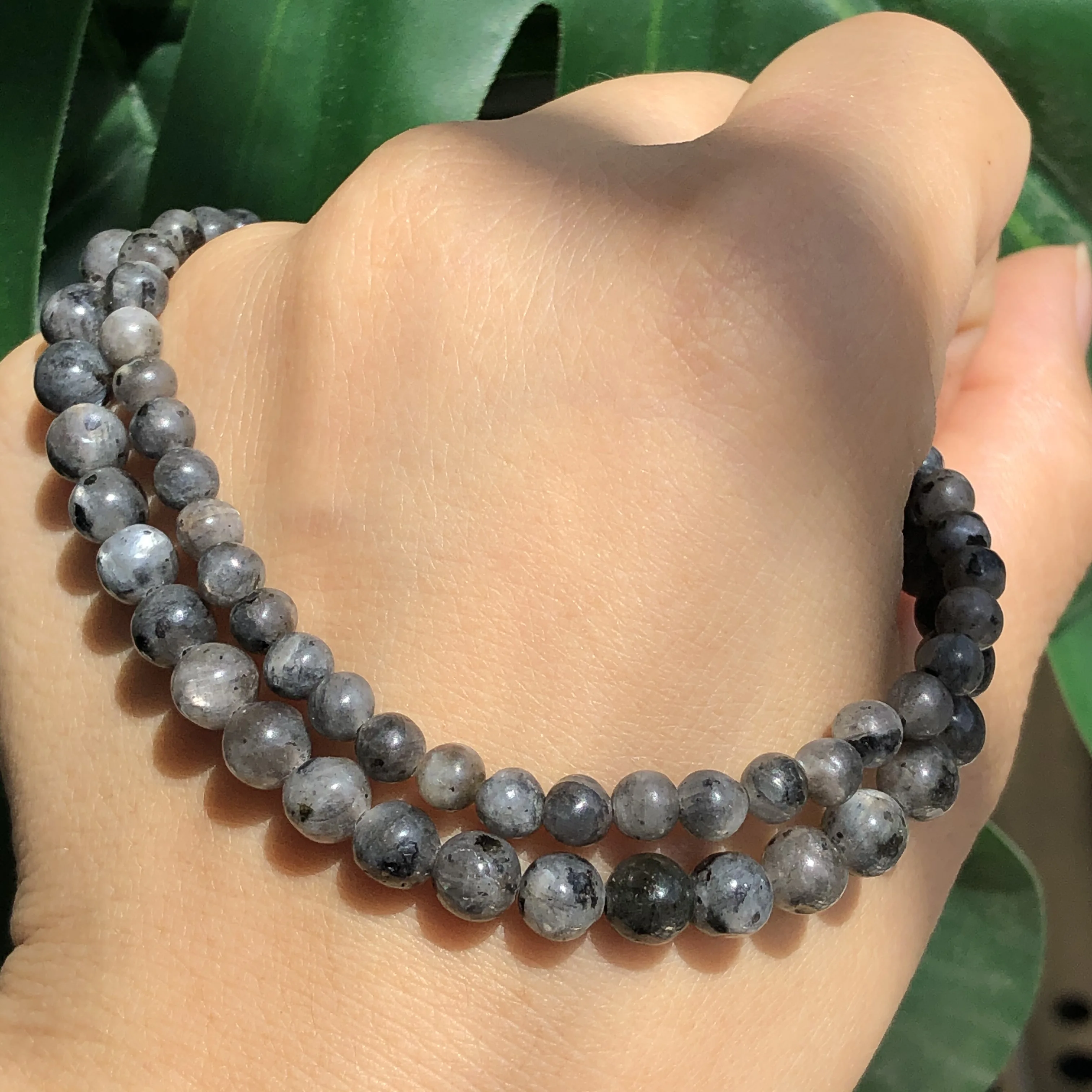 

Natural 100% Black Labradorite Stone Beads Round Loose Spacer Beads For Jewelry Making 6 8 10 12mm DIY Bracelet Accessories 15'