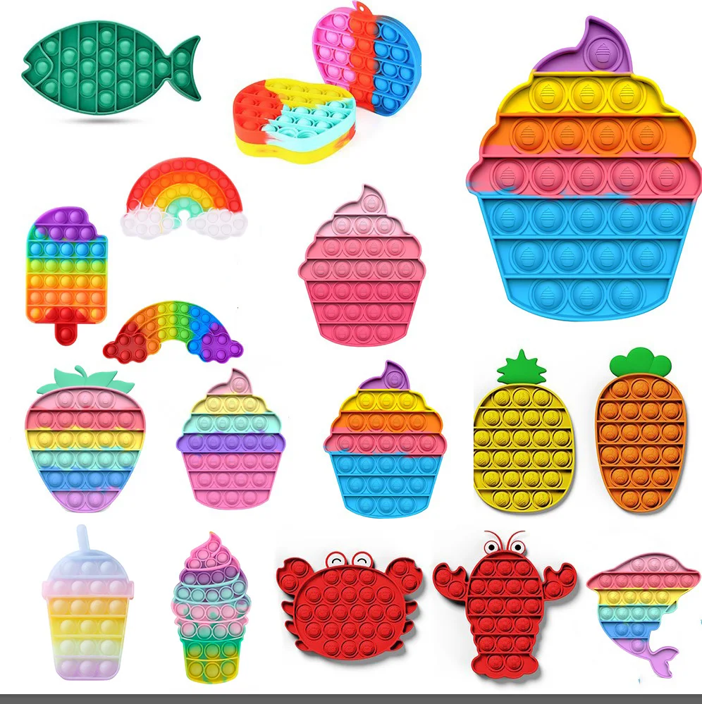 

Круглая игрушка-антистресс, пузырьковая игрушка для снятия стресса