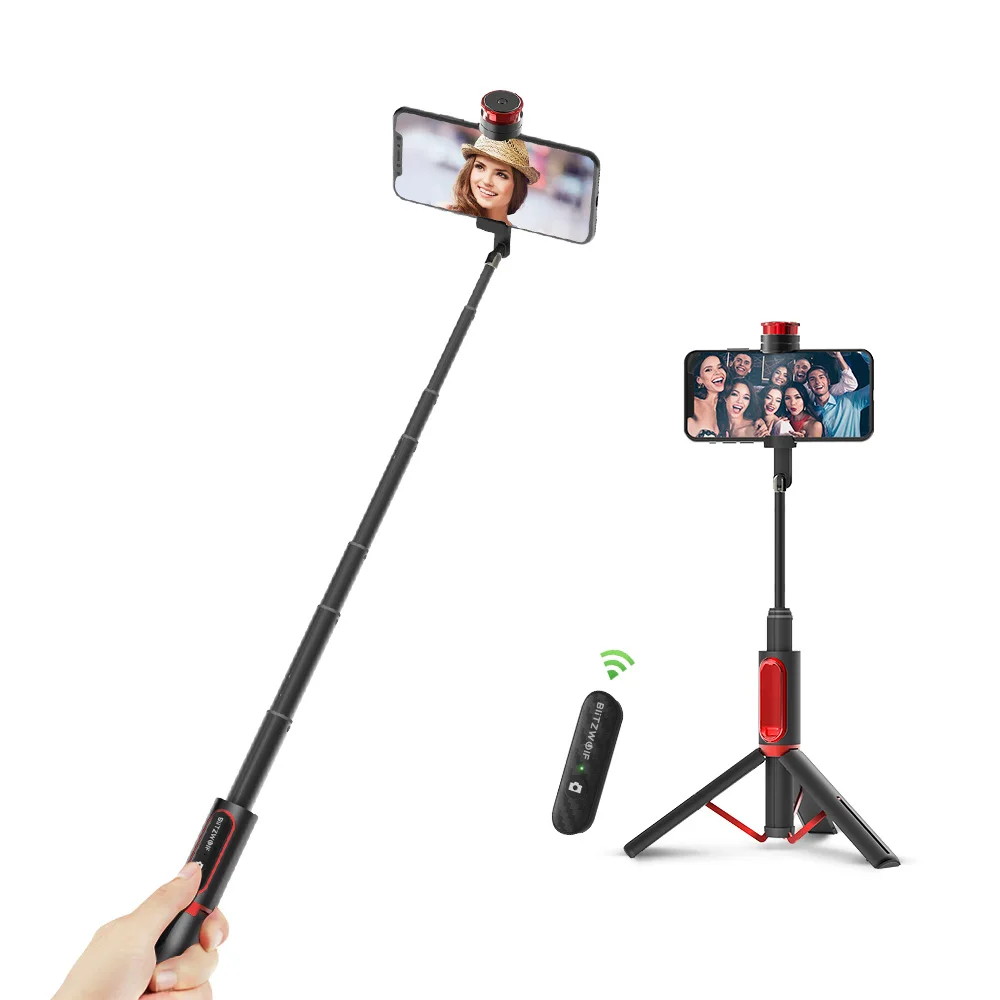Порт BlitzWolf BW BS10 S монопод для селфи с одним bluetooth штативом и 1/4 винтовым портом Gopro 7 6