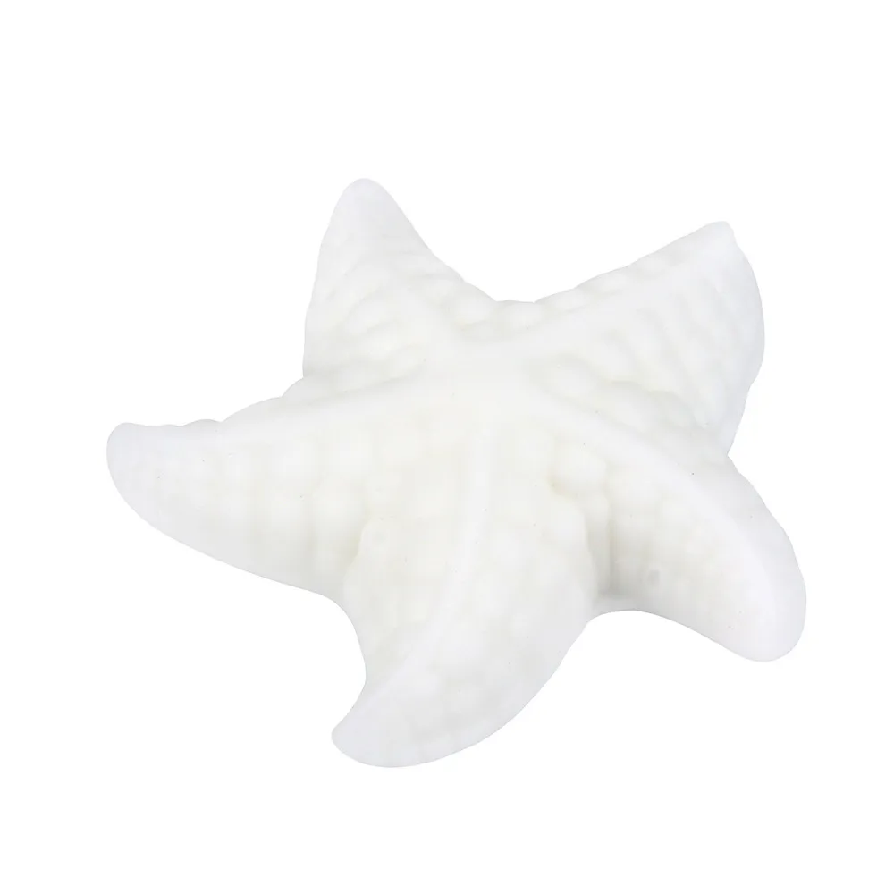 White Игрушки для детей, милая Морская звезда, мягкое сжатие, снятие стресса, рост, супер медленно, Cadeau Femme Reliever, Kawaii, детские игрушки, Juguete - Цвет: White