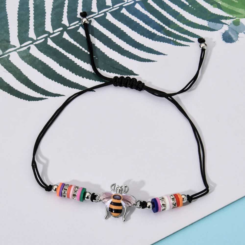 12 шт регулируемый браслет набор женский эмалированный черепаха Единорог бабочка