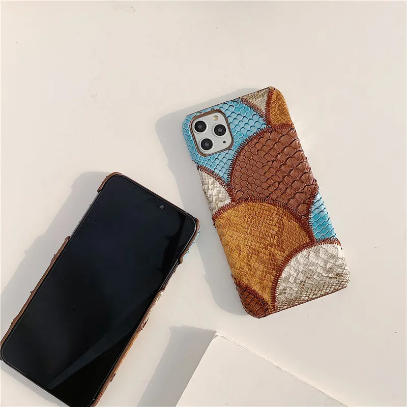 Vintage Skin texture apple 11Promax mobile phone case for iPhone7plus/8/6s hard shell tide PC huawei | Мобильные телефоны и