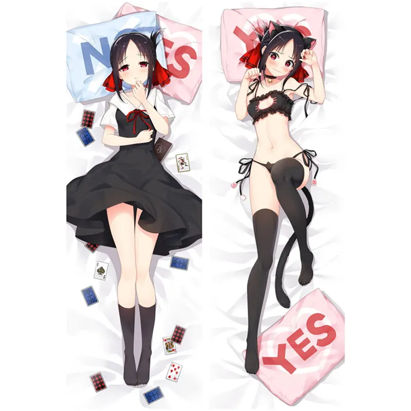 2WAY Аниме kaguya sama: love is war наволочка Dakimakura сексуальная девушка 3D двухстороннее постельное белье обнимающие наволочки для подушек BM01 - Цвет: 2WAY