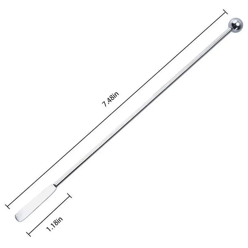 20 шт. палочки для напитков и кофе из нержавеющей стали|Наборы бара| |