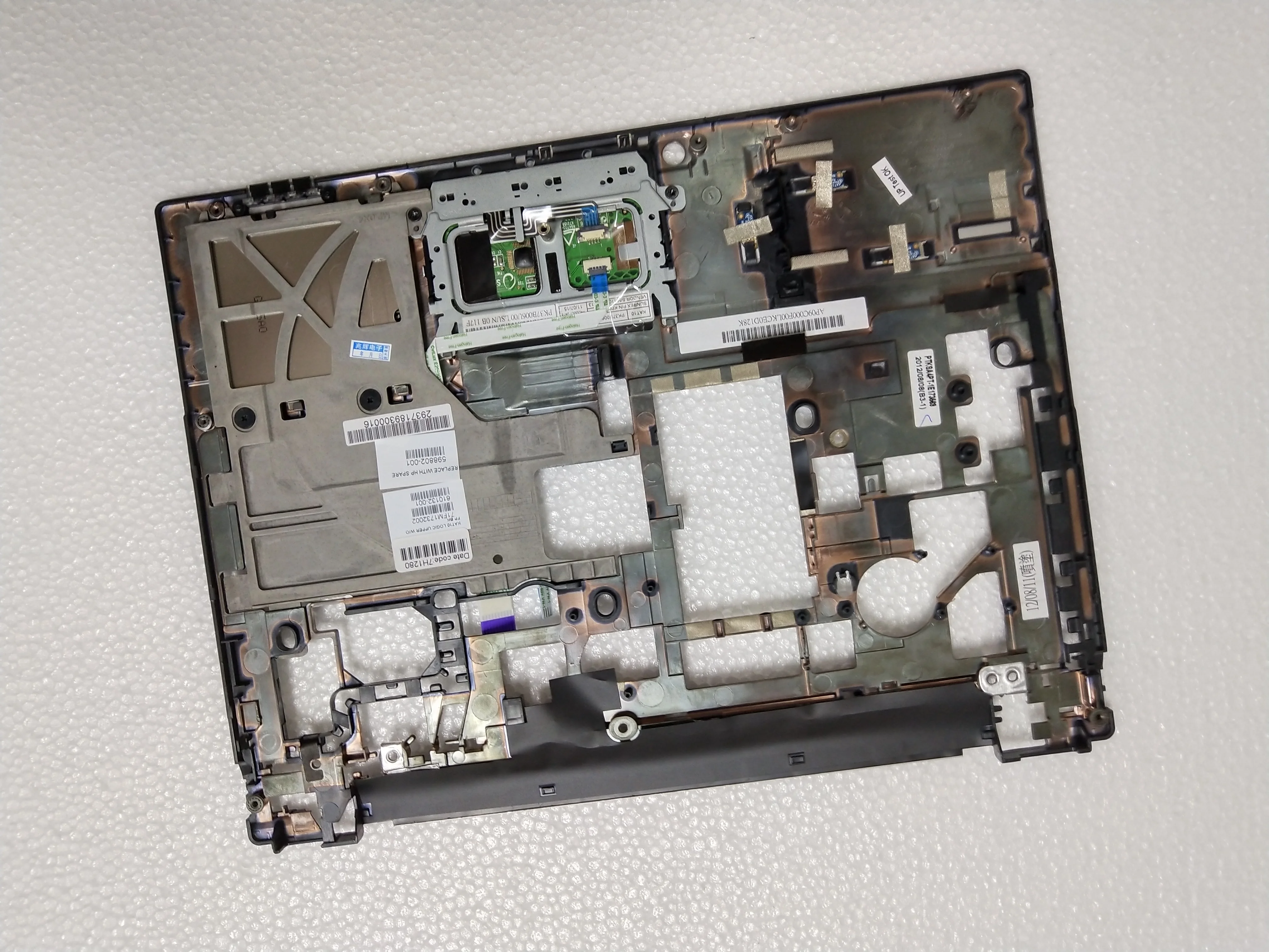 Для HP 2540P PALMREST с TOUC AD без клавиатуры 610132 001|Сумки и чехлы для ноутбуков| |