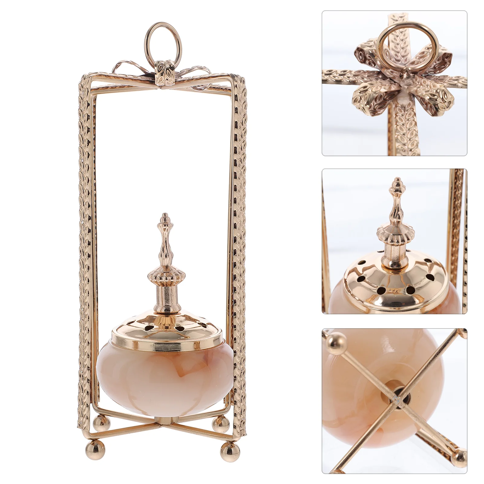 

1pc Decorative Censer European Style Incense Burner Home Censer Adornment