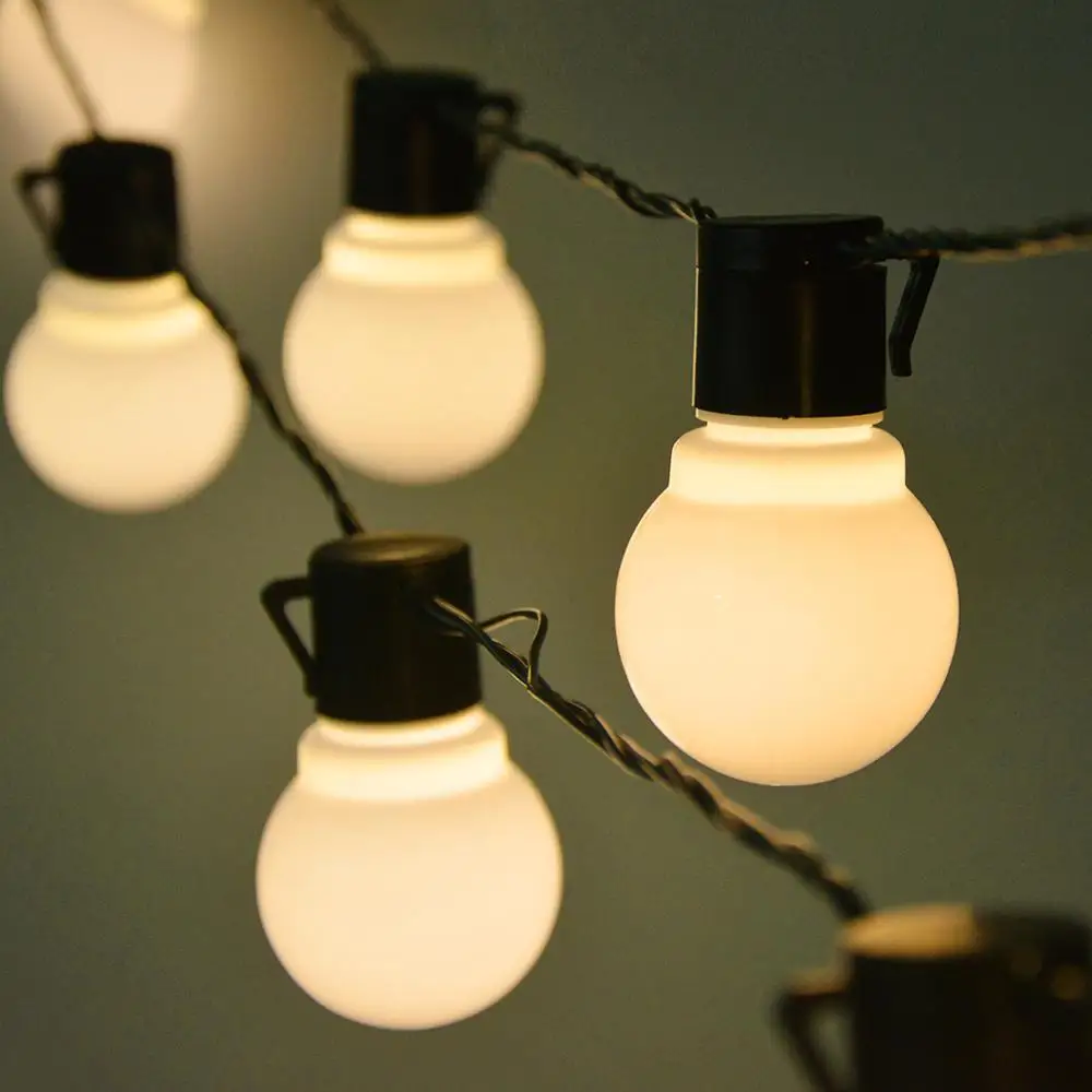 220V 110V EU US Plug Lamp Glass/ Plastic Body Retro LED String Light bulb garland Vintage Decor Bulbs Indoor Lighting Decoration | Лампы и
