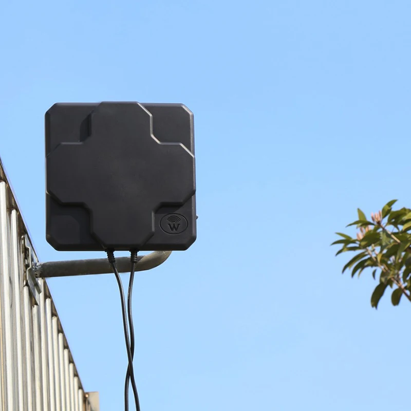 Наружная антенна MIMO 2x22 дБи 4G LTE двойная поляризационная панель направленная