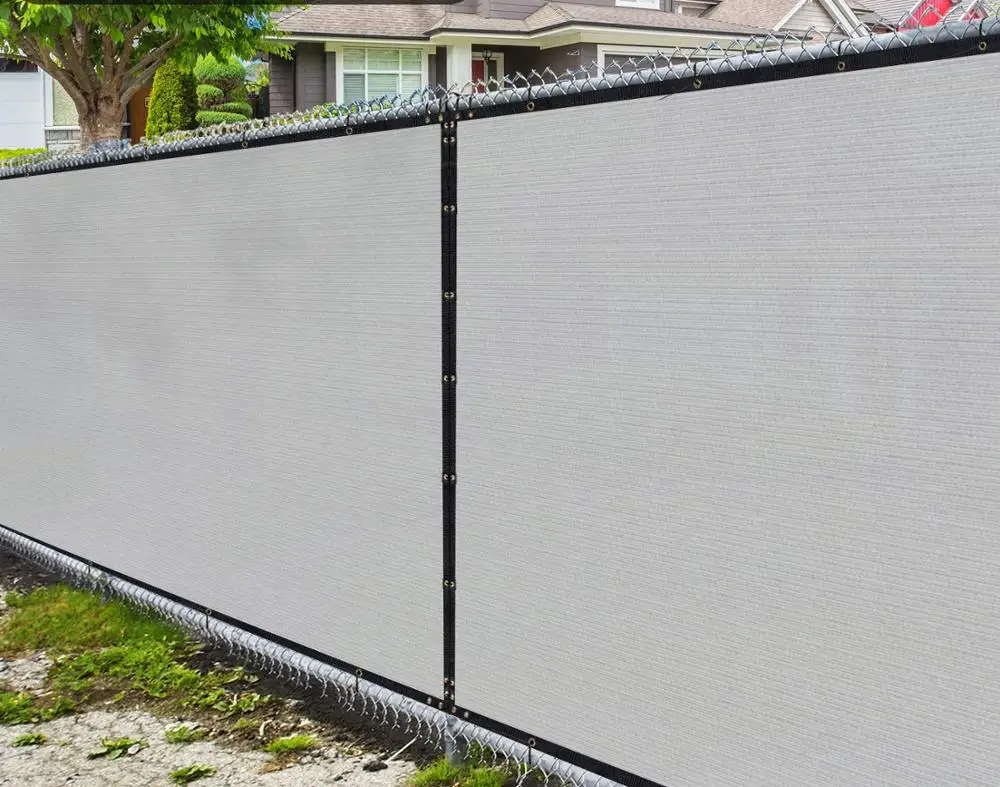 

Grey Sunblock Shade Cloth,95% UV Block Shade Fabric with Grommets for Plant Greenhouse,Fence,Kennel, Pool, Pergola or Carport