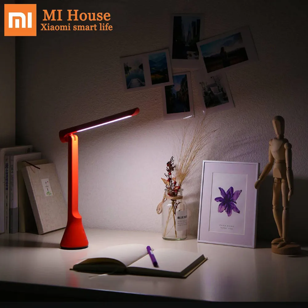 Оригинальная Складная Светодиодная настольная лампа Xiaomi Yeelight с USB-зарядкой