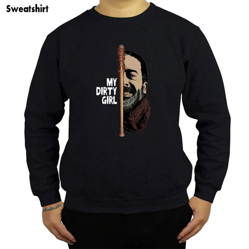 

The Walking Dead sweatshirt Look At My Dirty Girl hoodie Man Cotton hoody Casual Fun Print sweatshirt sbz8041