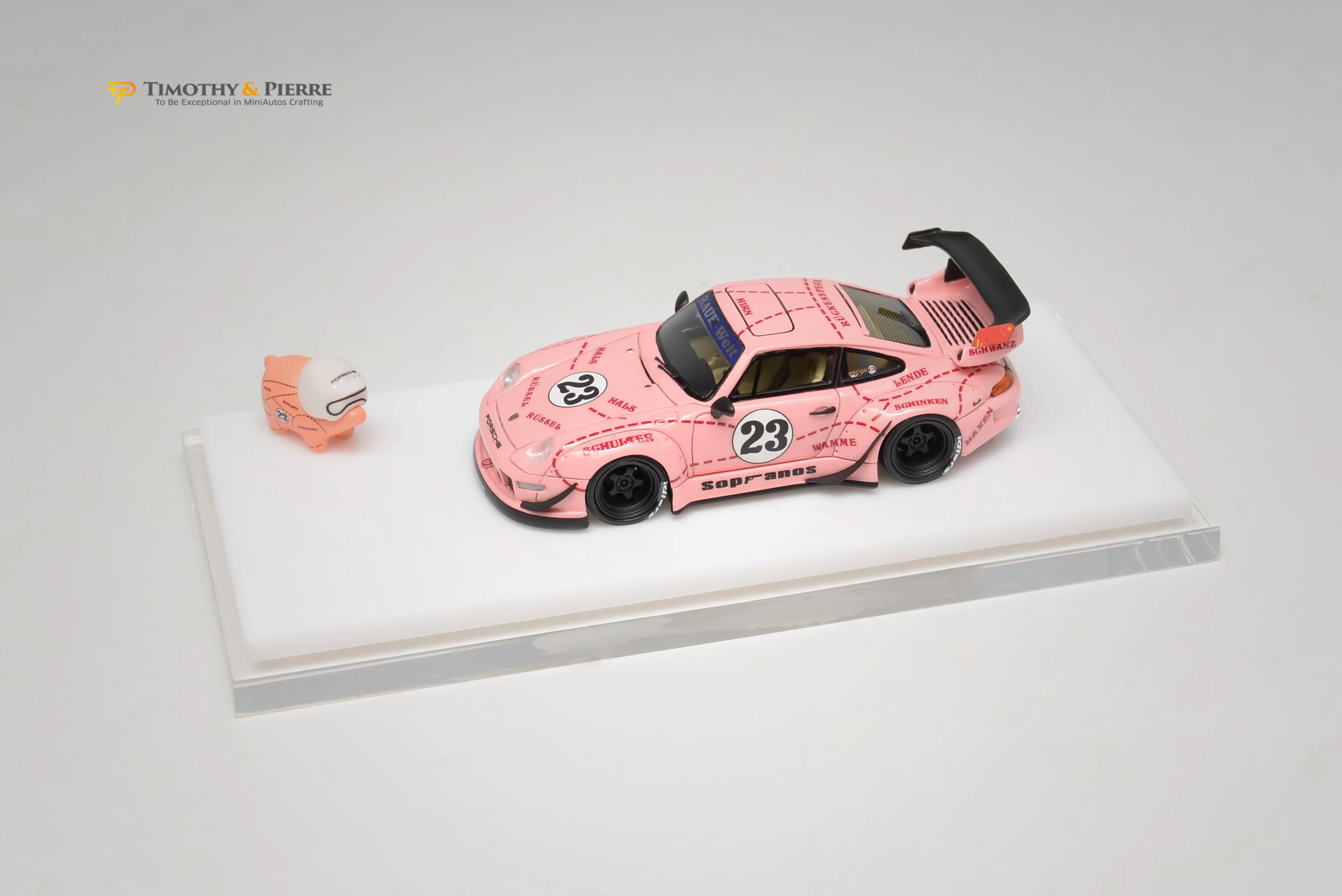 TP 1:64 911 RWB 993 Rosa Schwein Porsche Keine. 23 harz 7 Cm Modell Auto Sammlungen Und Geburtstag Geschenke Aktien In 2021