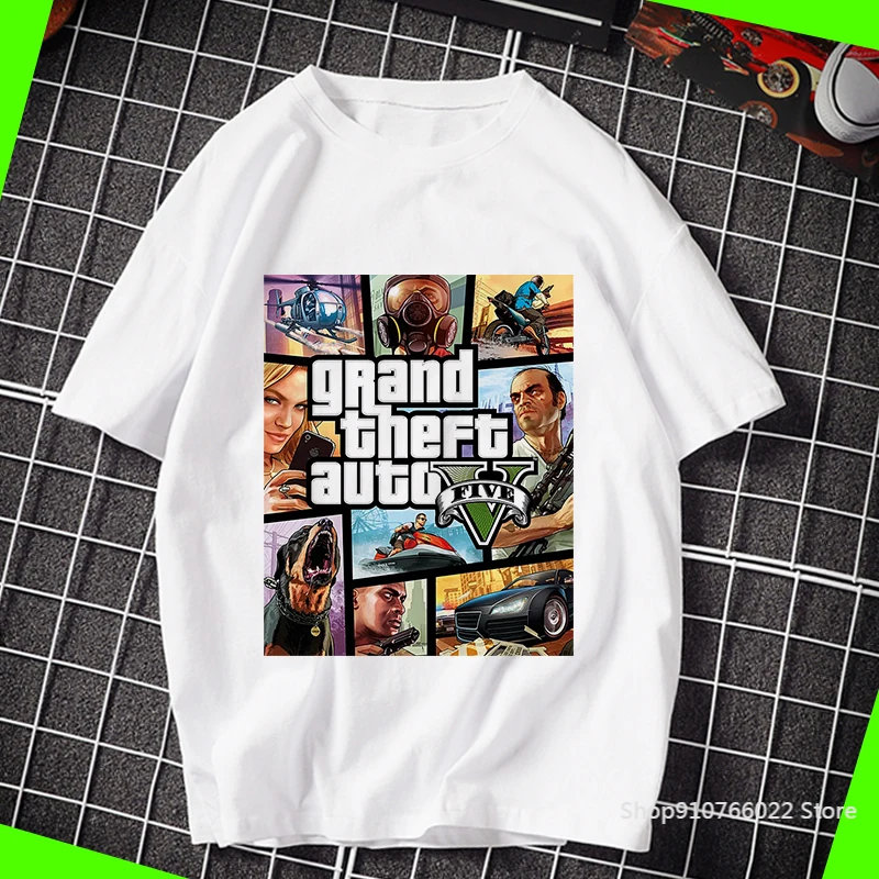 Футболка Gta улицы Лидер продаж футболка для девочек и мальчиков с героями