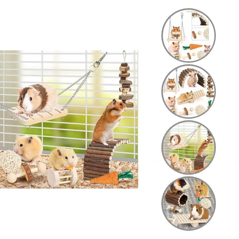 

Teeth Care Natural Teeth Care Hamster Funny Swing Toy for Guinea Pig