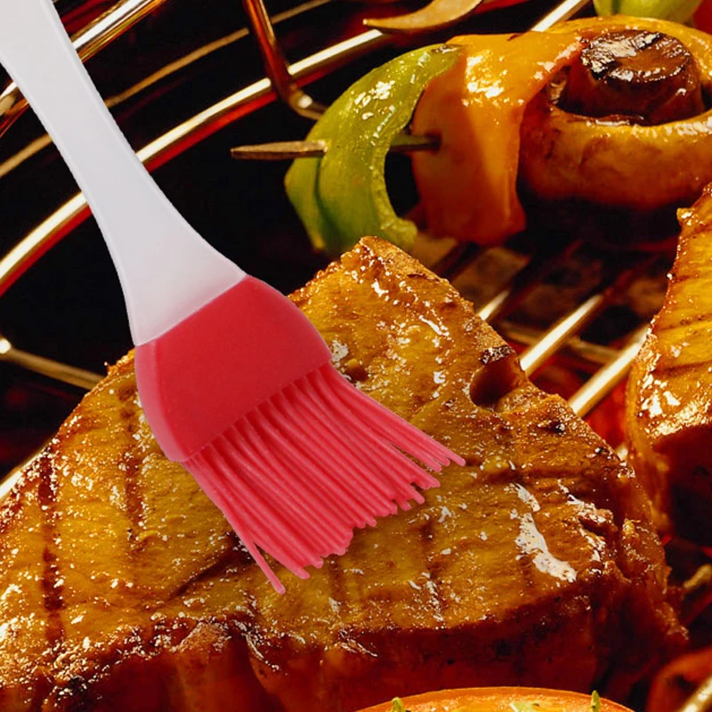 Высокотемпературная силиконовая щетка для барбекю 6 цветов 1 шт.|Стойки| |