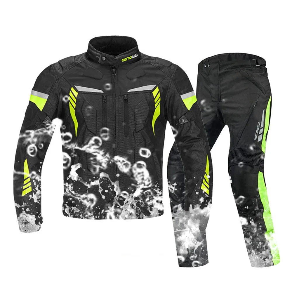Мотоциклетная куртка MOTOBOY водонепроницаемая теплая ветрозащитная одежда для