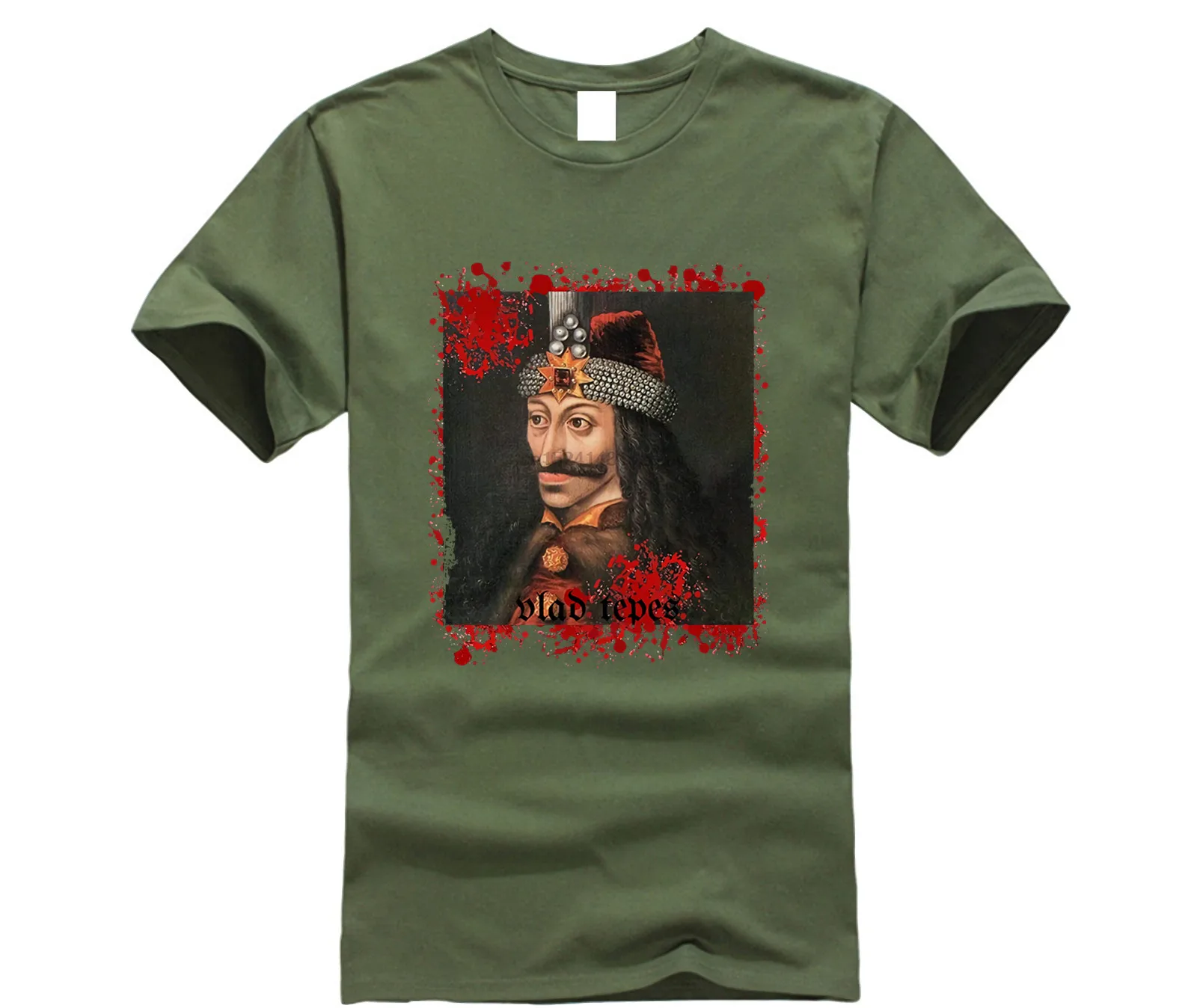 Vlad Tepes граф Дракула графическое искусство футболка с вампиром | Мужская одежда
