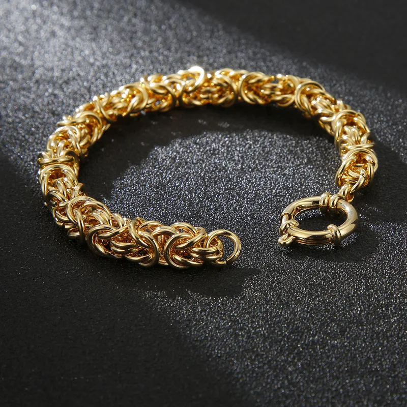 

Японский и корейский уличный модный мужской браслет из нержавеющей стали, креативная корона, ювелирные изделия из титановой стали