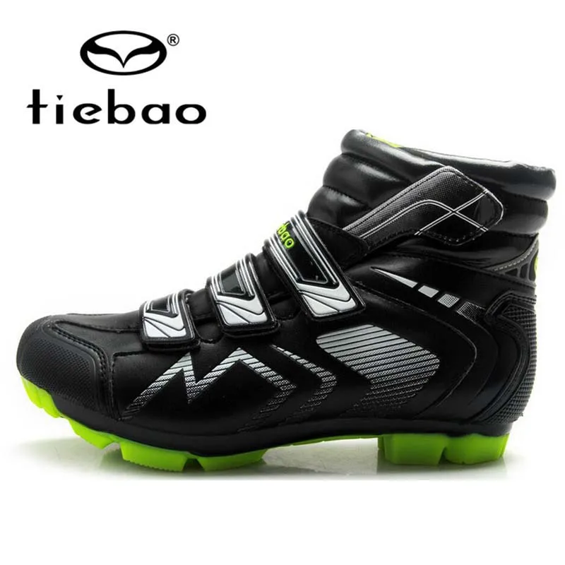 Велосипедная обувь TIEBAO, зимняя обувь с самоблокировкой, обувь для горного велосипеда, Мужская велосипедная обувь для внедорожного велосипе...