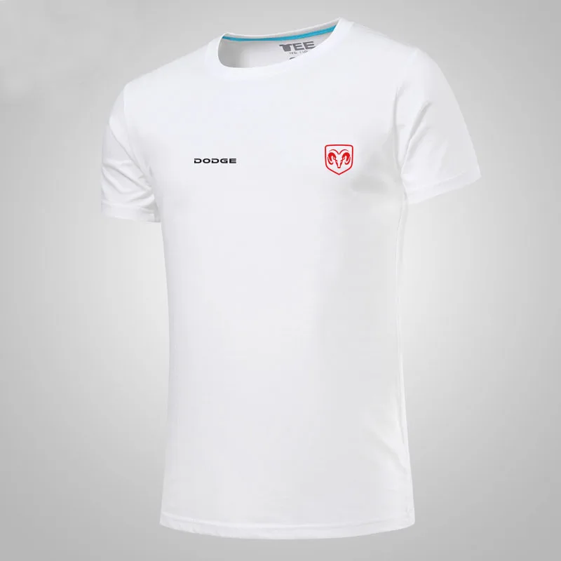 1 Бренд Dodge T футболка Homme Лето хлопок короткий рукав Мужская футболка Homme - Цвет: 1