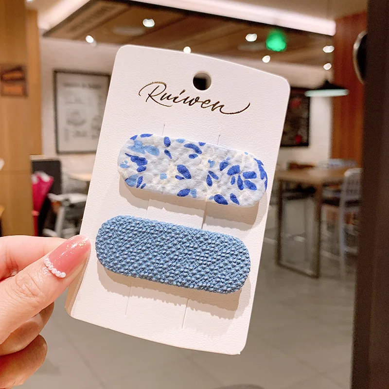 2 unids/lote Simple Color caramelo lindo pelo mujeres pelo pasador chicas BB Clips tocado broches Bobby Pin accesorios para el cabello-5