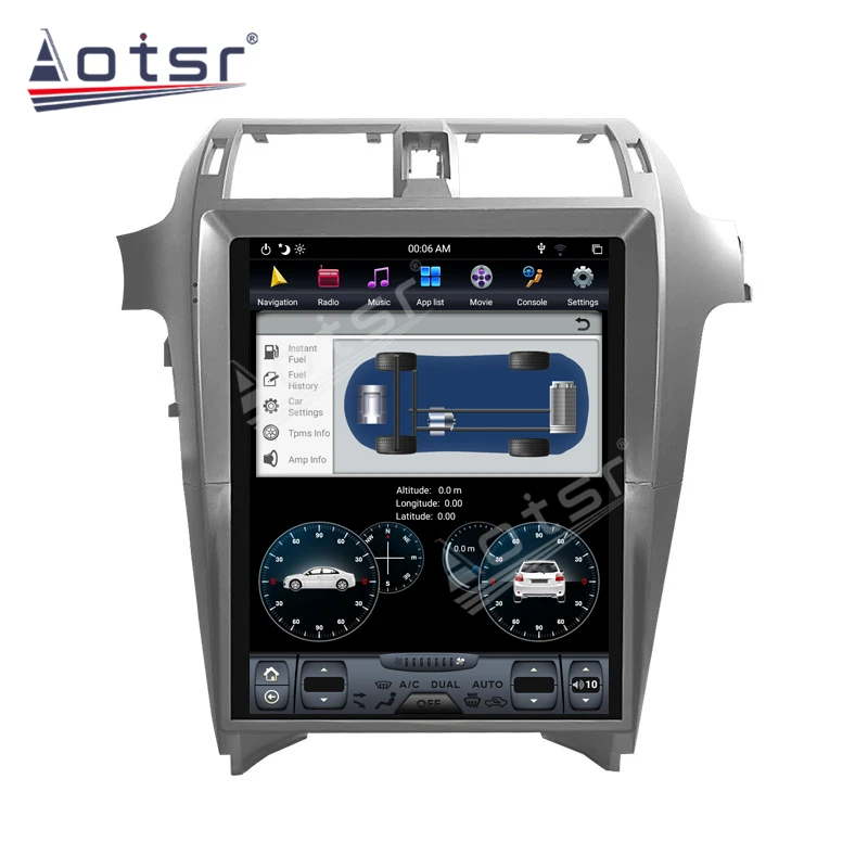 Головное устройство DSP HD для Lexus GX460 GX400 2010-2016 в стиле Tesla Android 9 0 4 ГБ 64 PX6