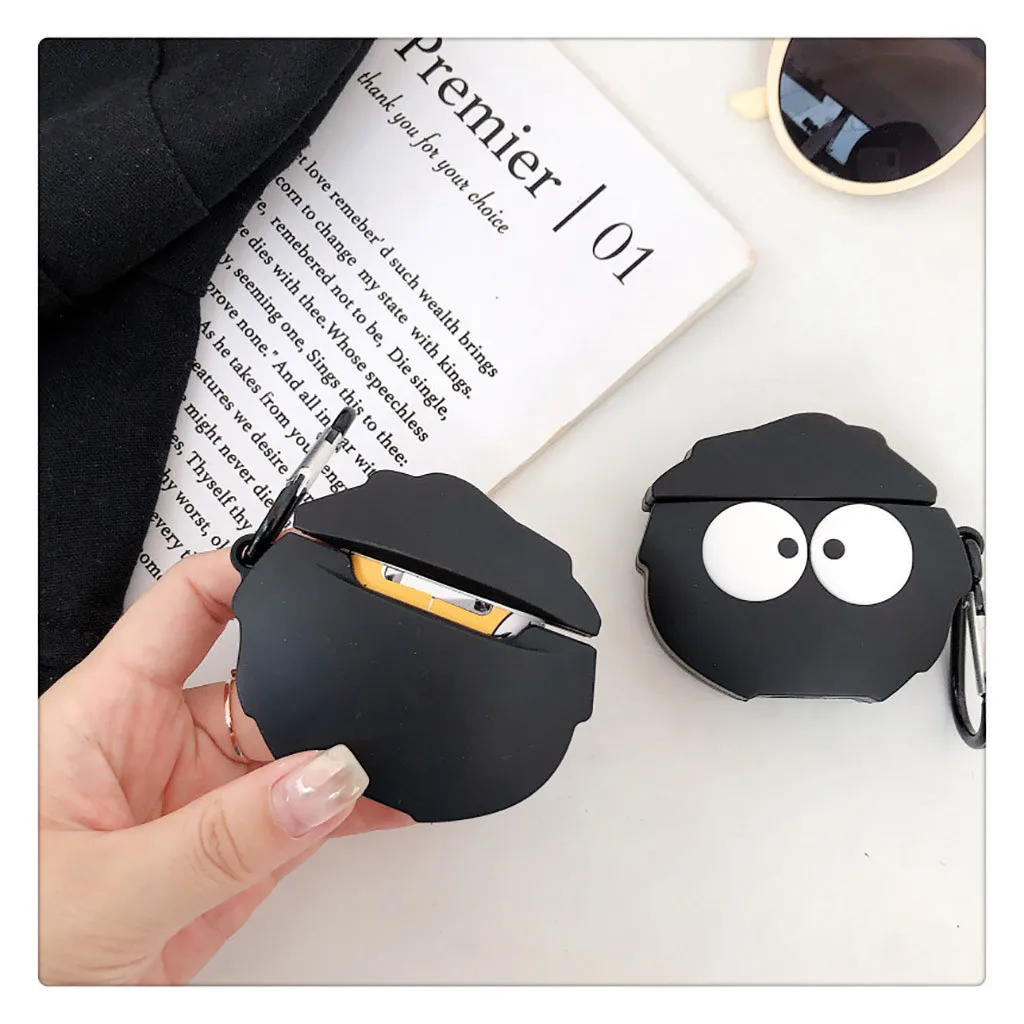 Силиконовый защитный чехол для AirPods Pro 2019 беспроводной зарядки с кольцом