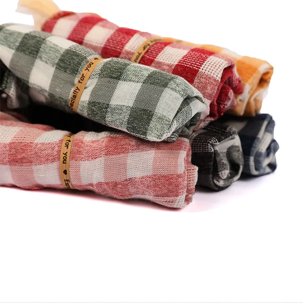 Шарф для малышей Детские аксессуары мальчиков и девочек клетчатый детский