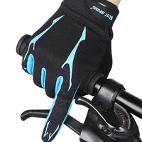 men and women cycling full finger gloves anti slip gel pad motorcycle mtb road bike gloves practical outdoor touch screen gloves