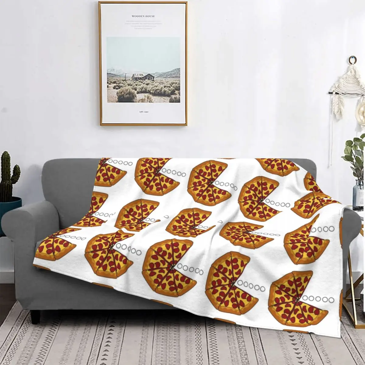 

Pepperoni Pazza Pizza Blanket Food Tortilla Taco Plush Thick Super Soft Flannel Fleece Throw Blankets For Bedspread Couch Cover