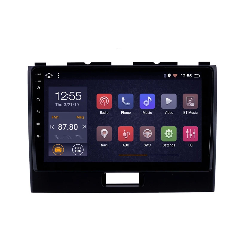 Автомобильный 9-дюймовый IPS + 2.5D 8-ядерный Android 8 1 2 32G DVD GPS-навигация для Suzuki Wagonr 2010-2018