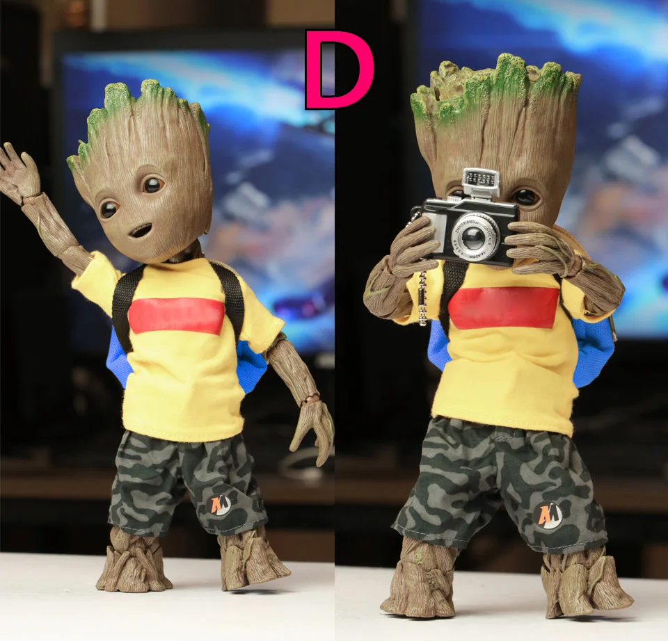Groot прекрасный стражи Галактики дерево игрушечный человечек Мстители фигурка супер-героя кукла 1/1 подарок для мальчика