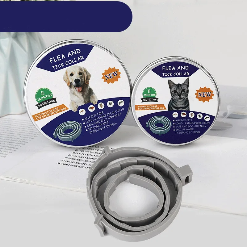 Новинка 2020 ошейник для блох и клещей регулируемый собак кошек против комаров