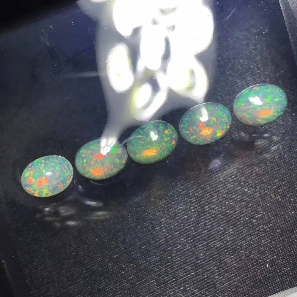 Натуральный опал драгоценный камень телесного цвета красочные фейерверки для