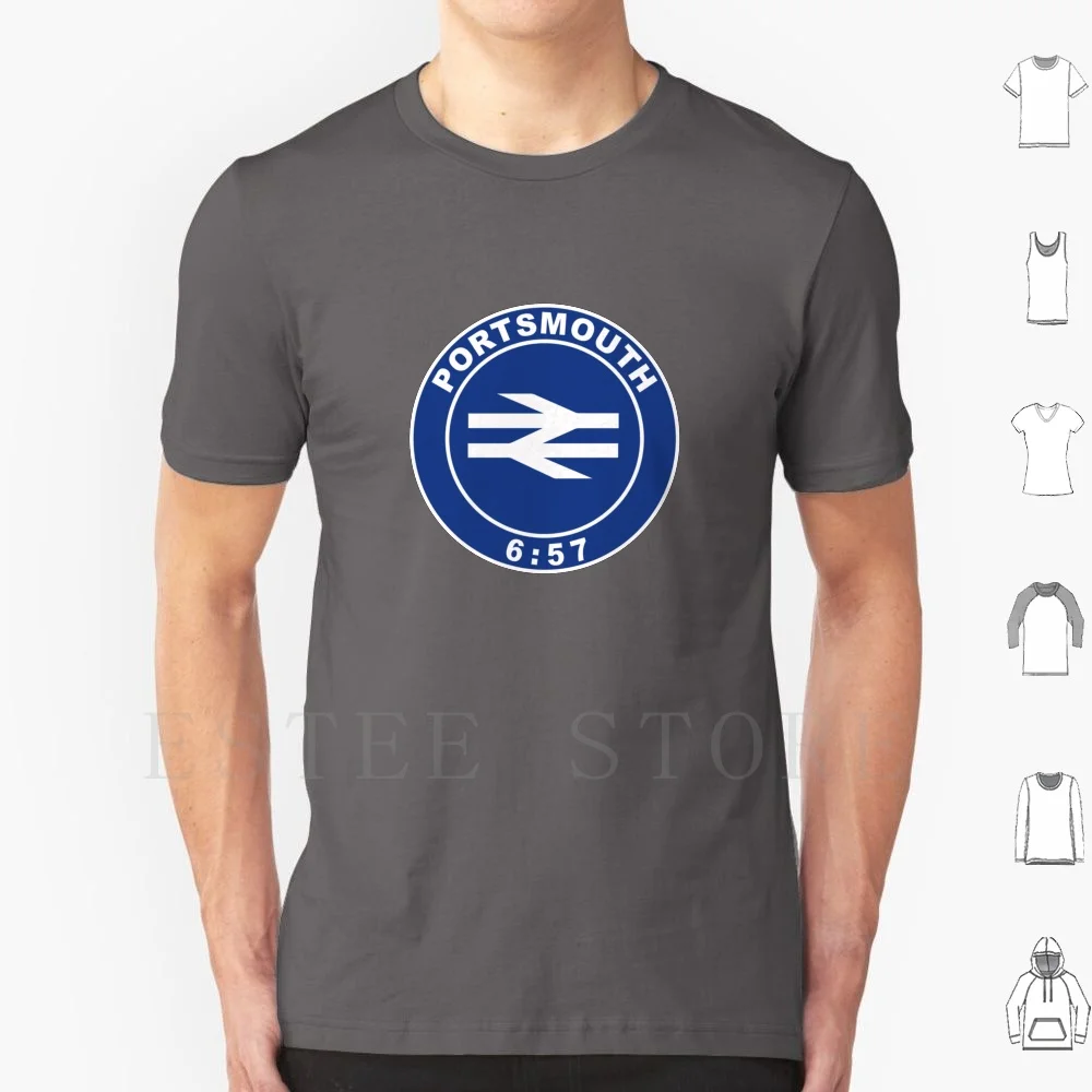 Portsmouth 6.57 Football Hooligan T Shirt Print Cotton