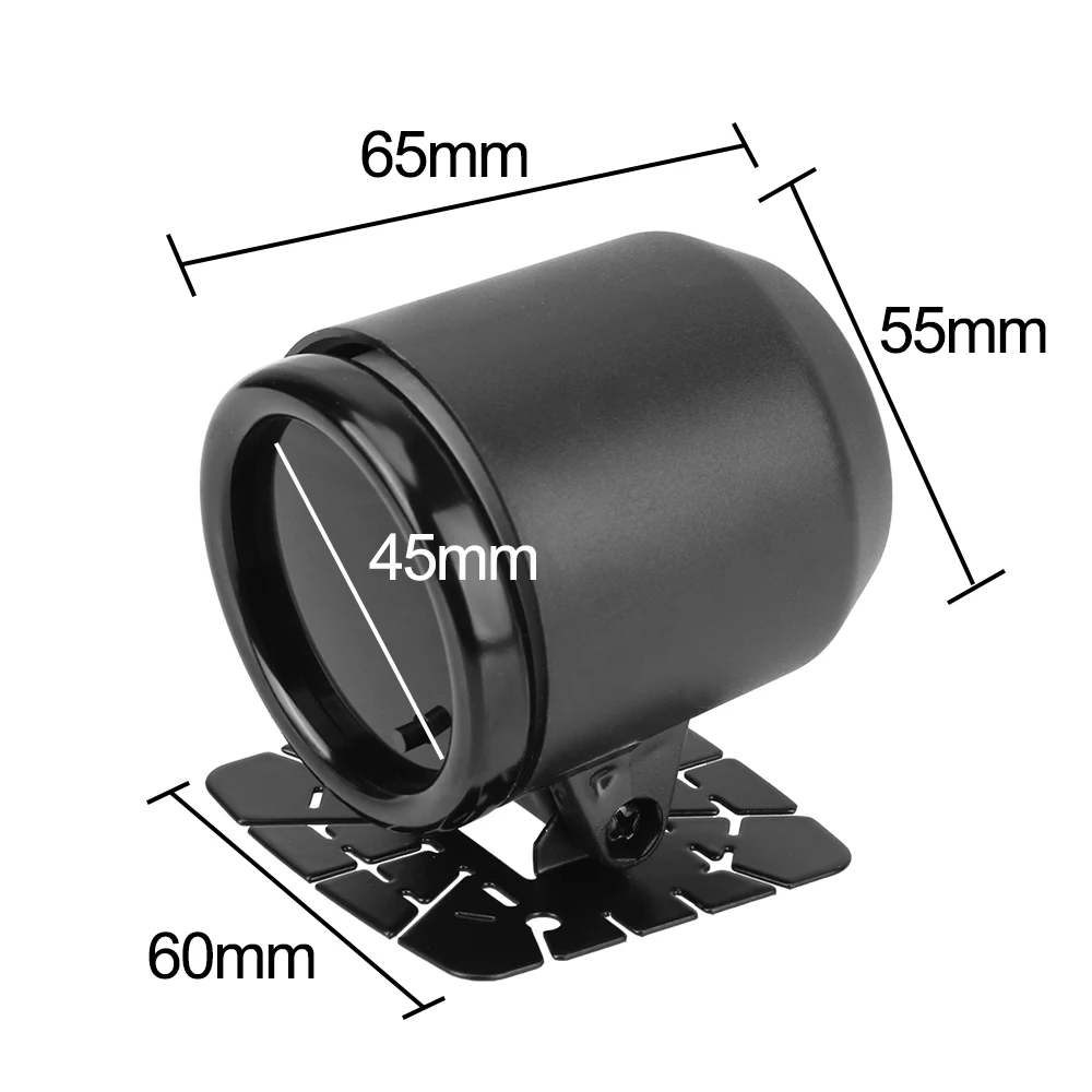 

7 Colors LED Digital Display Universal 52mm DC12V Pointer Tacho Gauge Gauge Meter LED With Sensor and Holder Car Tachometer