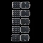 10 шт., пластиковые прозрачные стандартные SD-карты