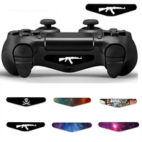 for ps4proslim 2 pcs led light bar decal sticker controller for playstation 4 control gamepad cover game skins
