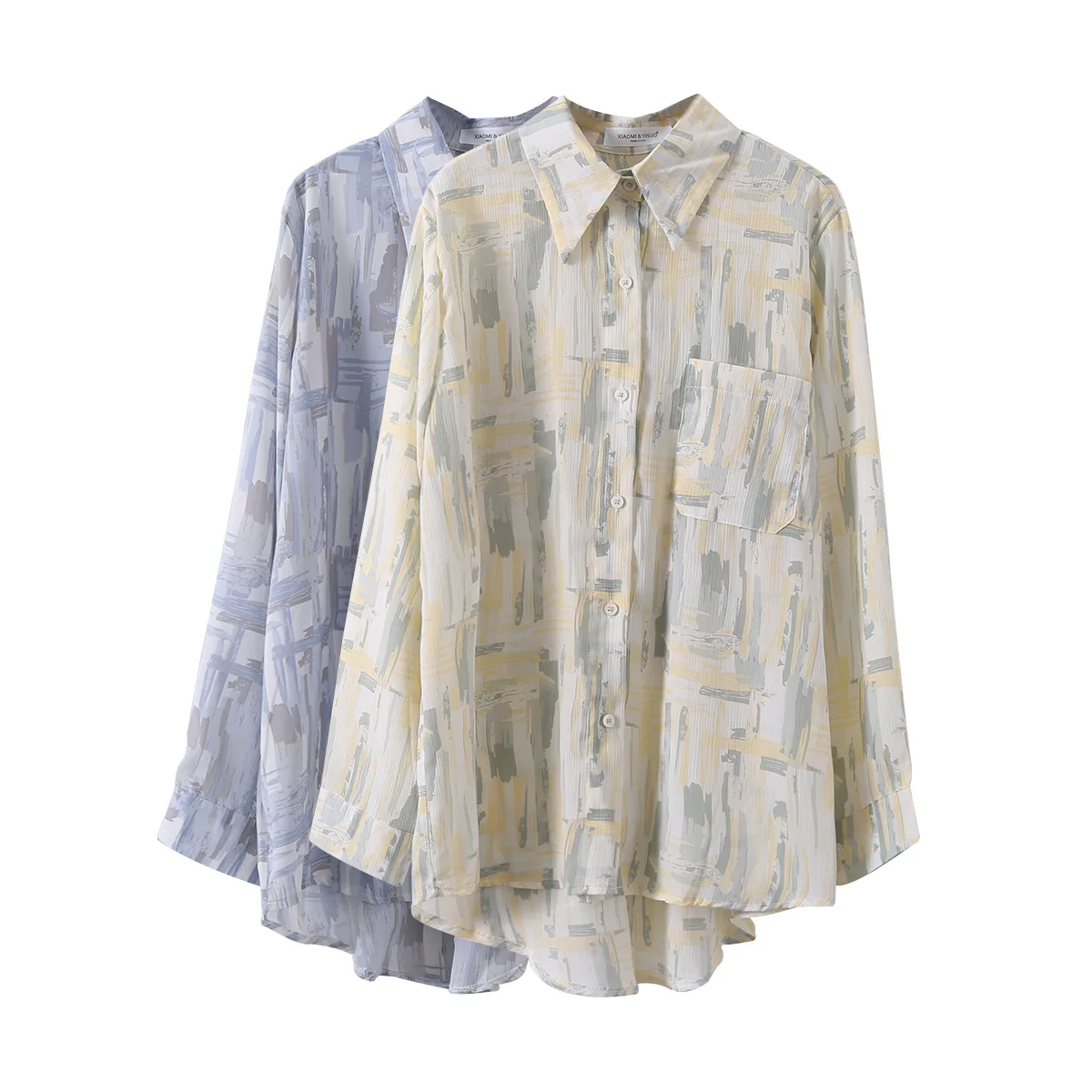 

Блузка женская с длинным рукавом, топ в Корейском стиле, винтажная рубашка, весна-лето 2020