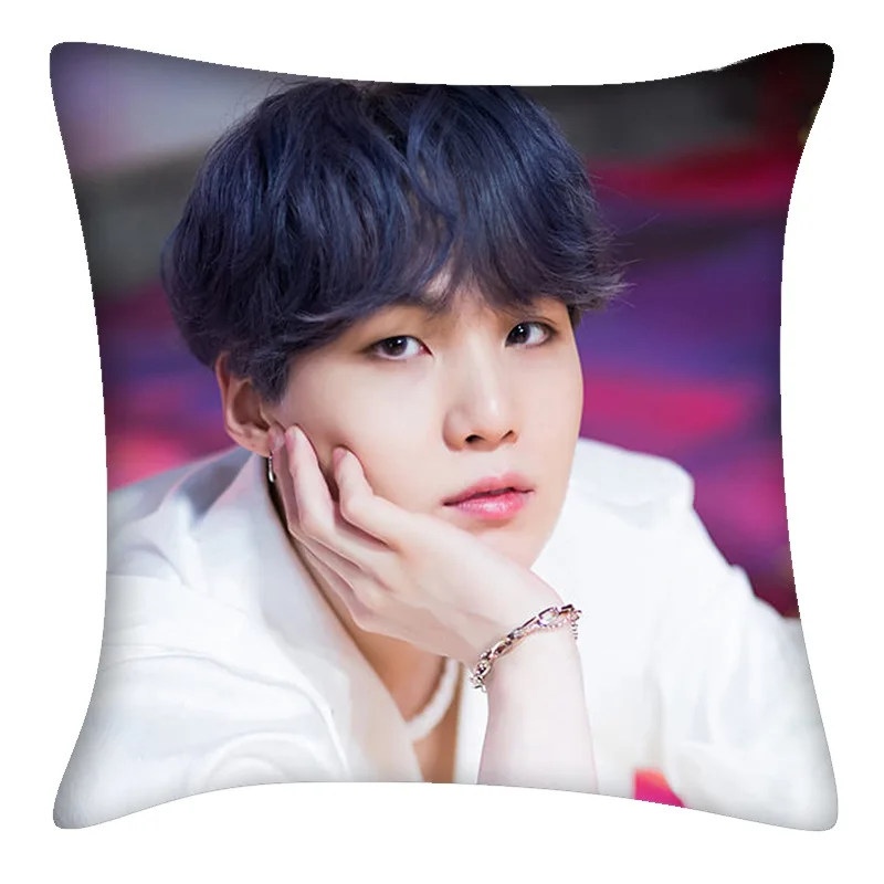 Kpop Bangtan мальчики мальчик с Luv картой душа Persona JIMIN JIN SUGA JUNG KOOK наволочка Подушка Чехол
