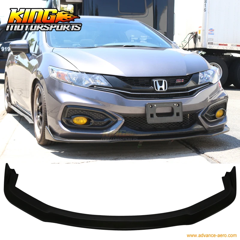Подходит для 14 15 Honda Civic Coupe 2Dr CS2 стиль передний бампер спойлер полиуретановый