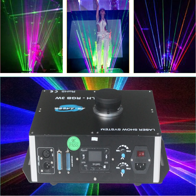 Бесплатная Доставка ILDA + DMX512 шоу программное обеспечение 3 Вт лазерные программы