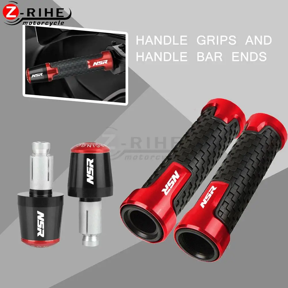 

Motorcycle For HONDA NSR 125 250 250R 1996-2001 1997 1998 1999 2000+ NSR50R 7/8 " 22mm handle grips handlebar Handle Bar End Cap