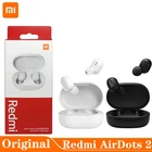 Оригинальные красные mi AirDots 2, белые наушники, Bluetooth наушники, TWS Mi True Wireless Airdots 2, гарнитура с шумоподавлением
