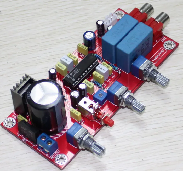 

LM1036 Volume Control Finished Board 6800UF/25V