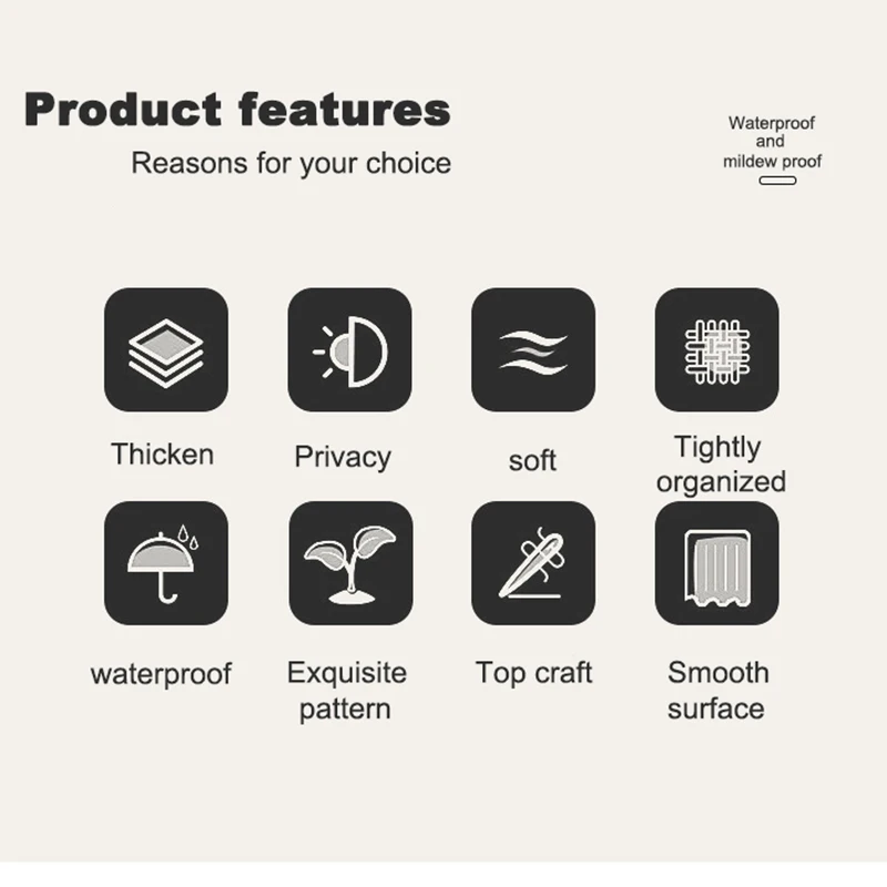 shower curtain waterproof polyester quick drying weighted hem shower curtains set for bathroom durable and washable with hooks free global shipping