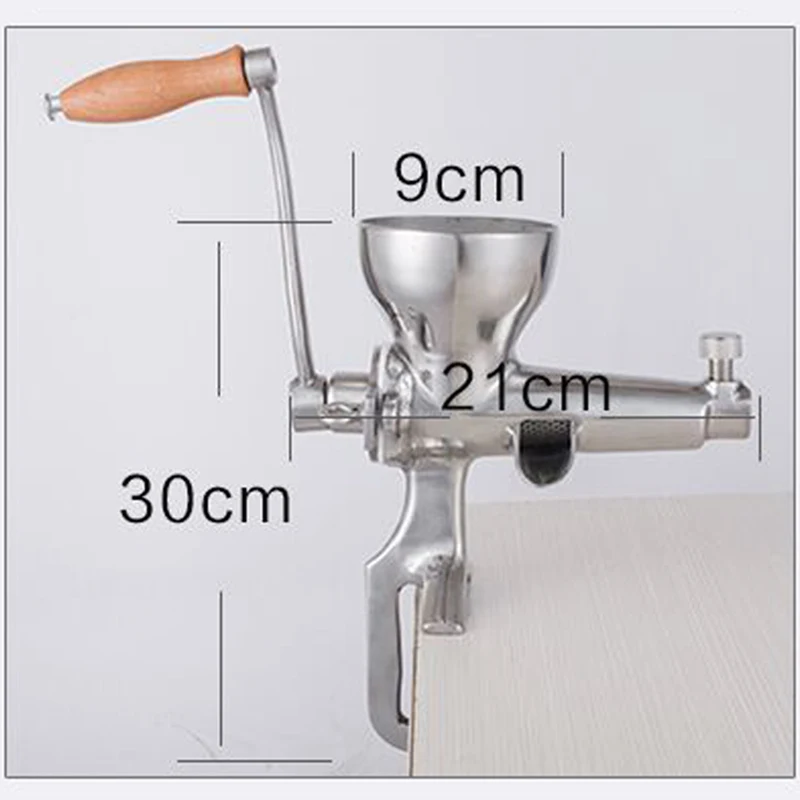Ручная нержавеющая сталь пшеничная соковыжималка ручной шнек медленная